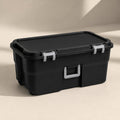 22 Gallon Wheeled Black Storage Trunk Q1876