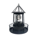 Solar Powered Rotating Waterproof Lighthouse Statue Lights M2978