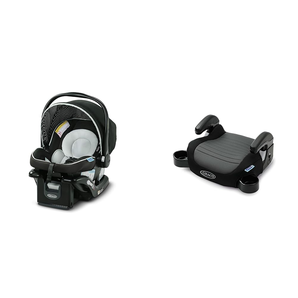Infant Car Seat and Backless Booster Car Seat B320448