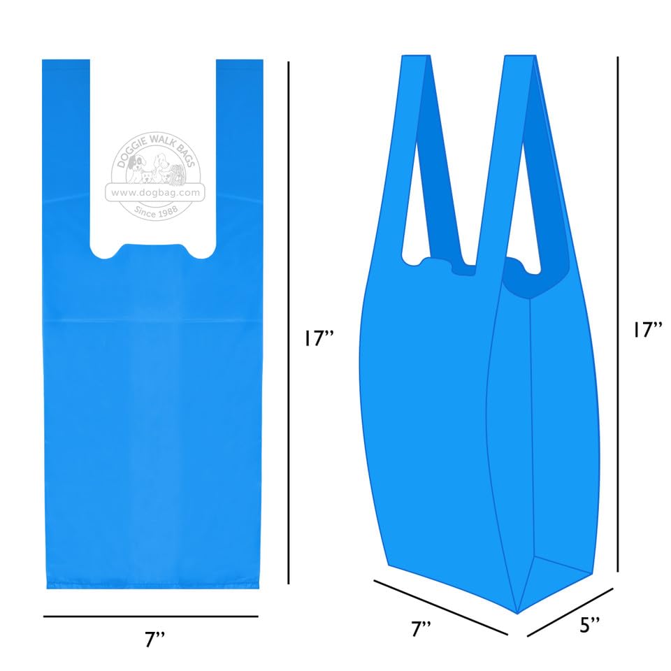 700 Tie-Handle Bags Blue W538