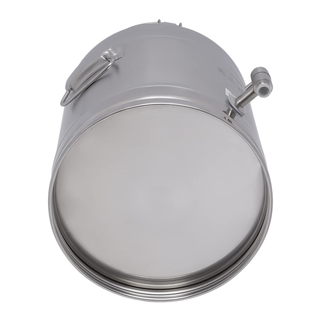 304 Stainless Steel 28L Sealed Lid Faucet Milk Can E15907