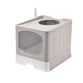 Foldable Cat Litter Box with Lid C645