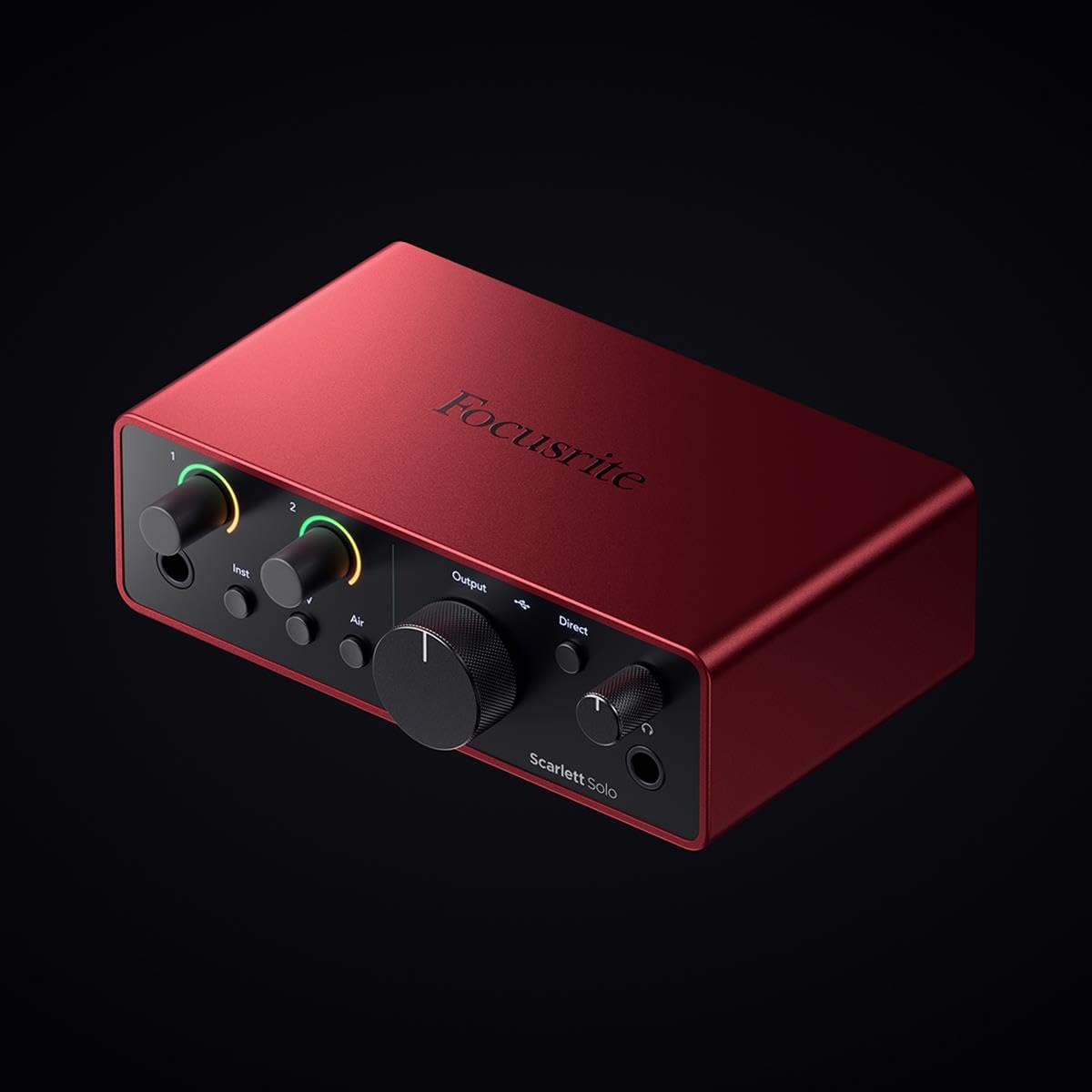 USB Audio Interface with Headphones, Pop Filter, XLR Cable F408