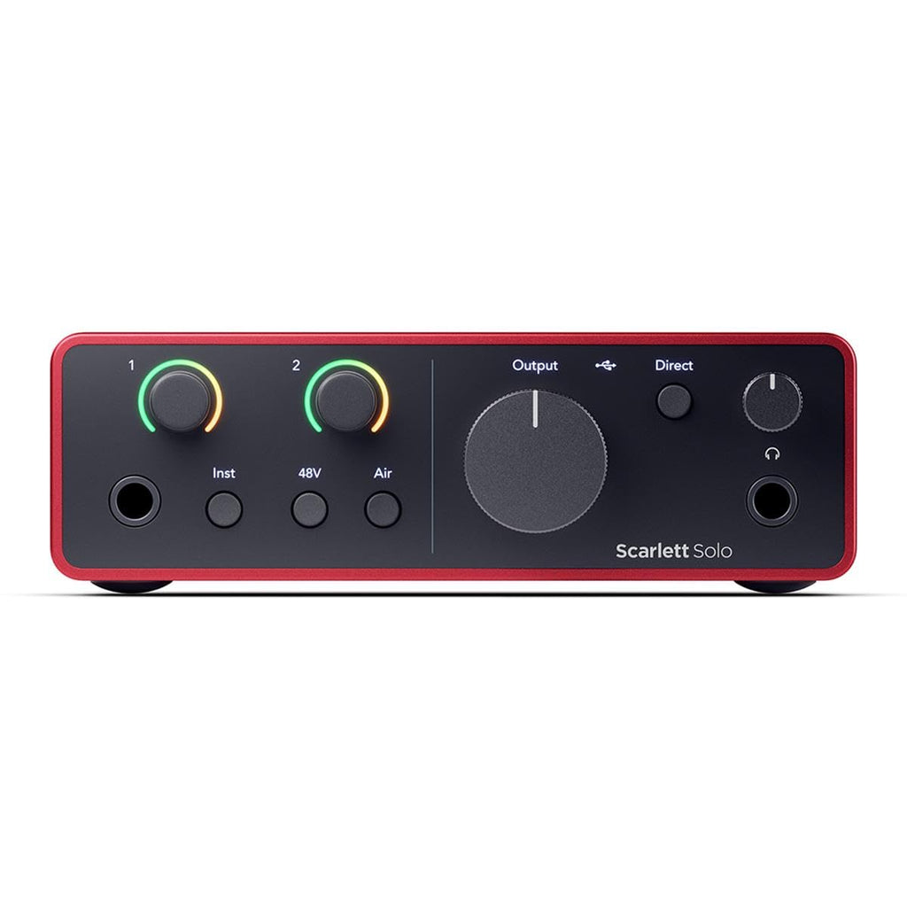 USB Audio Interface with Headphones, Pop Filter, XLR Cable F408