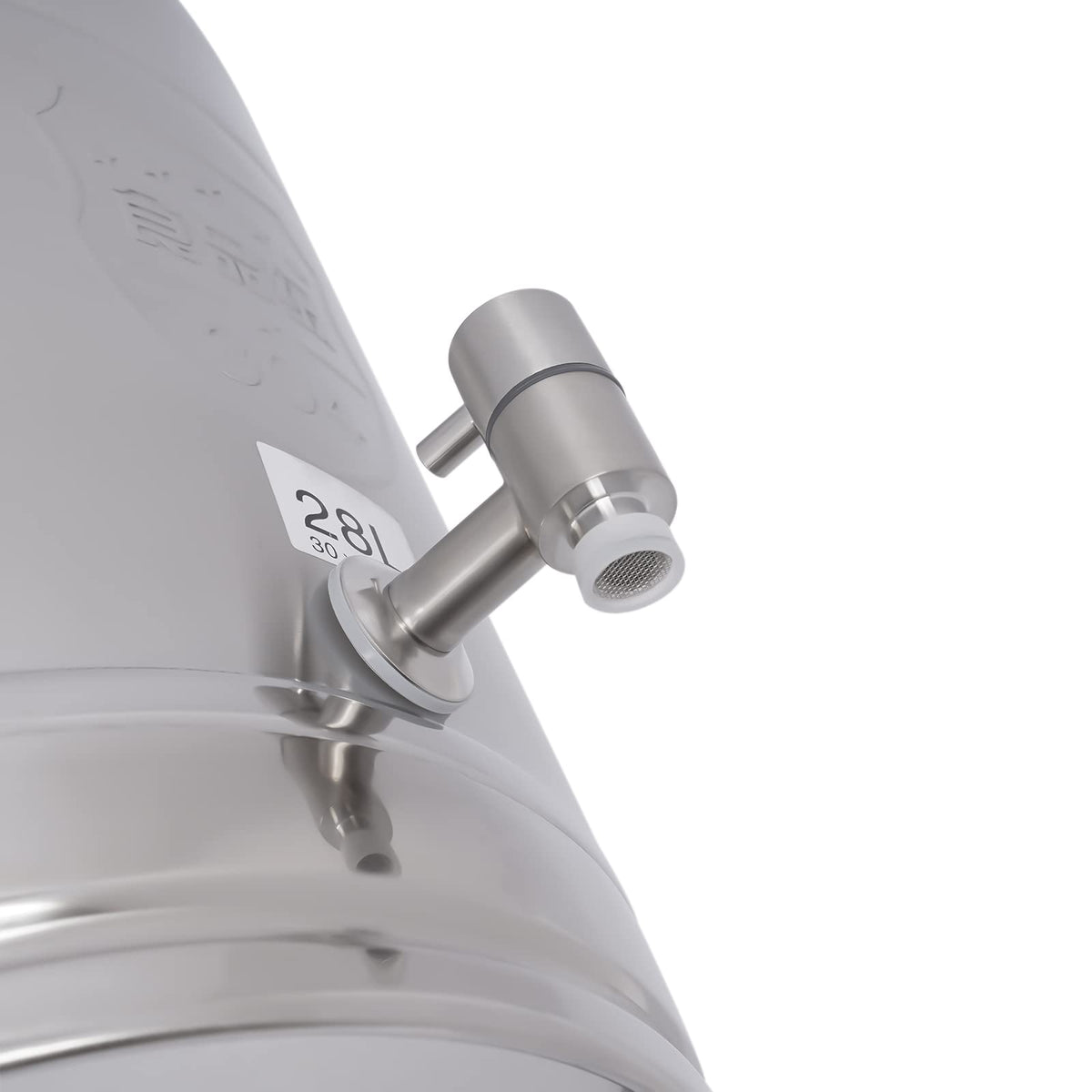 304 Stainless Steel 28L Sealed Lid Faucet Milk Can E15907
