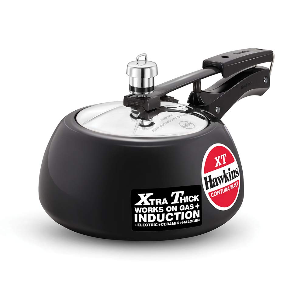 Black 2 Liter Pressure Cooker Q751723