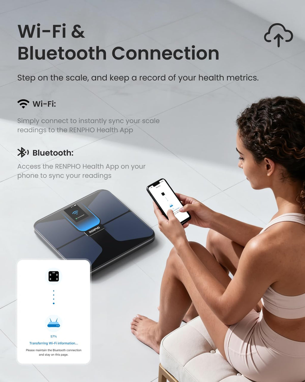 Smart Tape with Large Display, Scale with BMI V2791