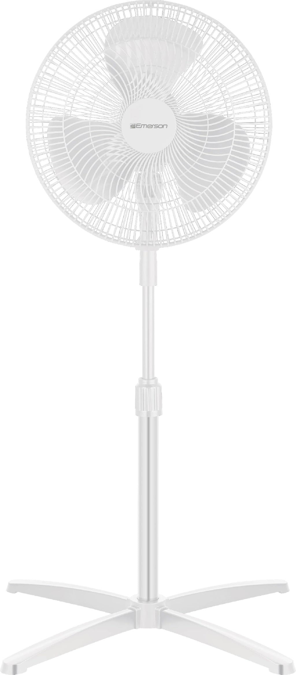 16-inch Oscillating Pedestal Fan with 3-Speed Control, White E693