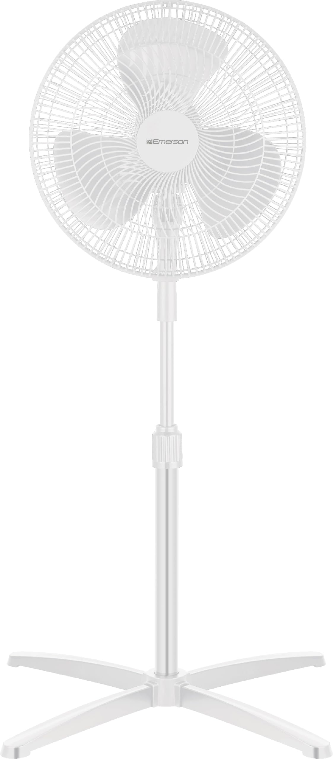 16-inch Oscillating Pedestal Fan with 3-Speed Control, White E693