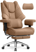 Big and Tall Executive Office Chair with Footrest and Lumbar Support N783779