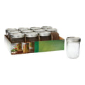 16 Oz Wide Mouth Glass Mason Jars with Lids & Bands, 12-Pack J68097