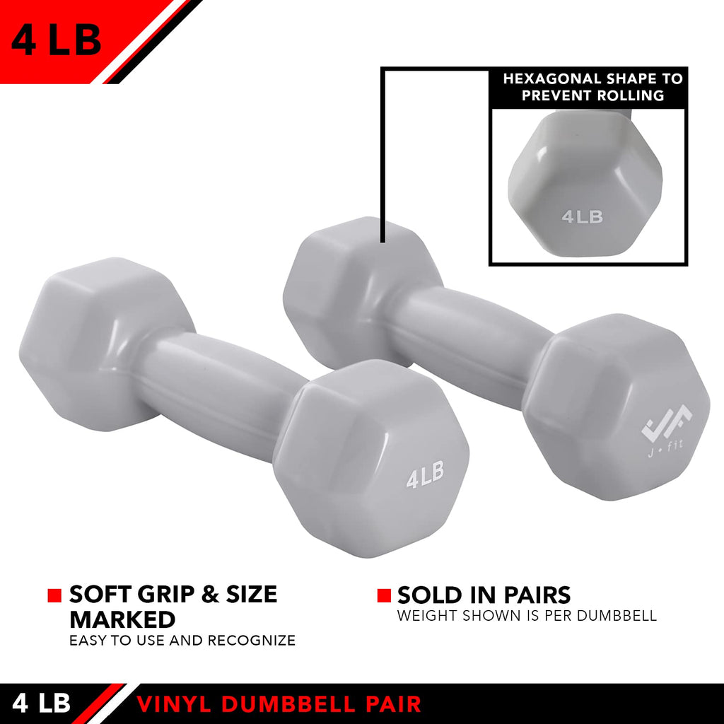 Neoprene & Vinyl Coated Dumbbell Pairs or Sets H2230