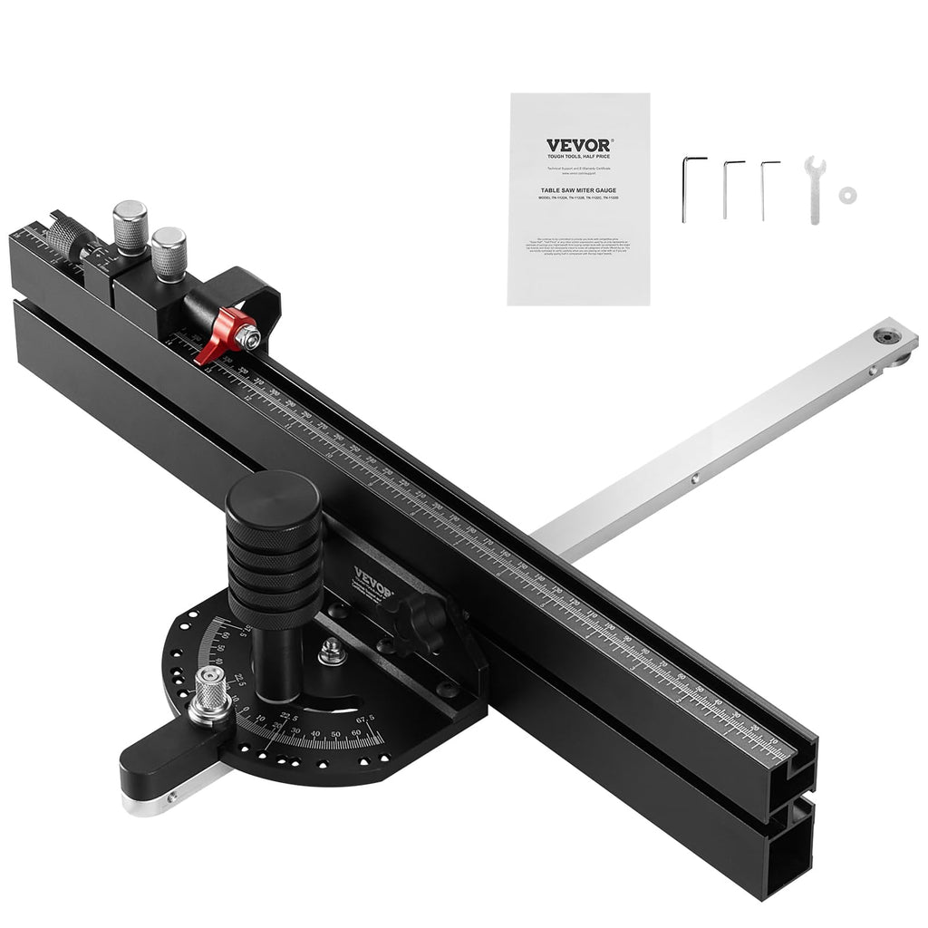 Precision Miter Gauge with 18 in Fence B4777