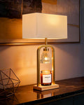 2 in 1 Gold Table Lamp with Candle Warmer H2261