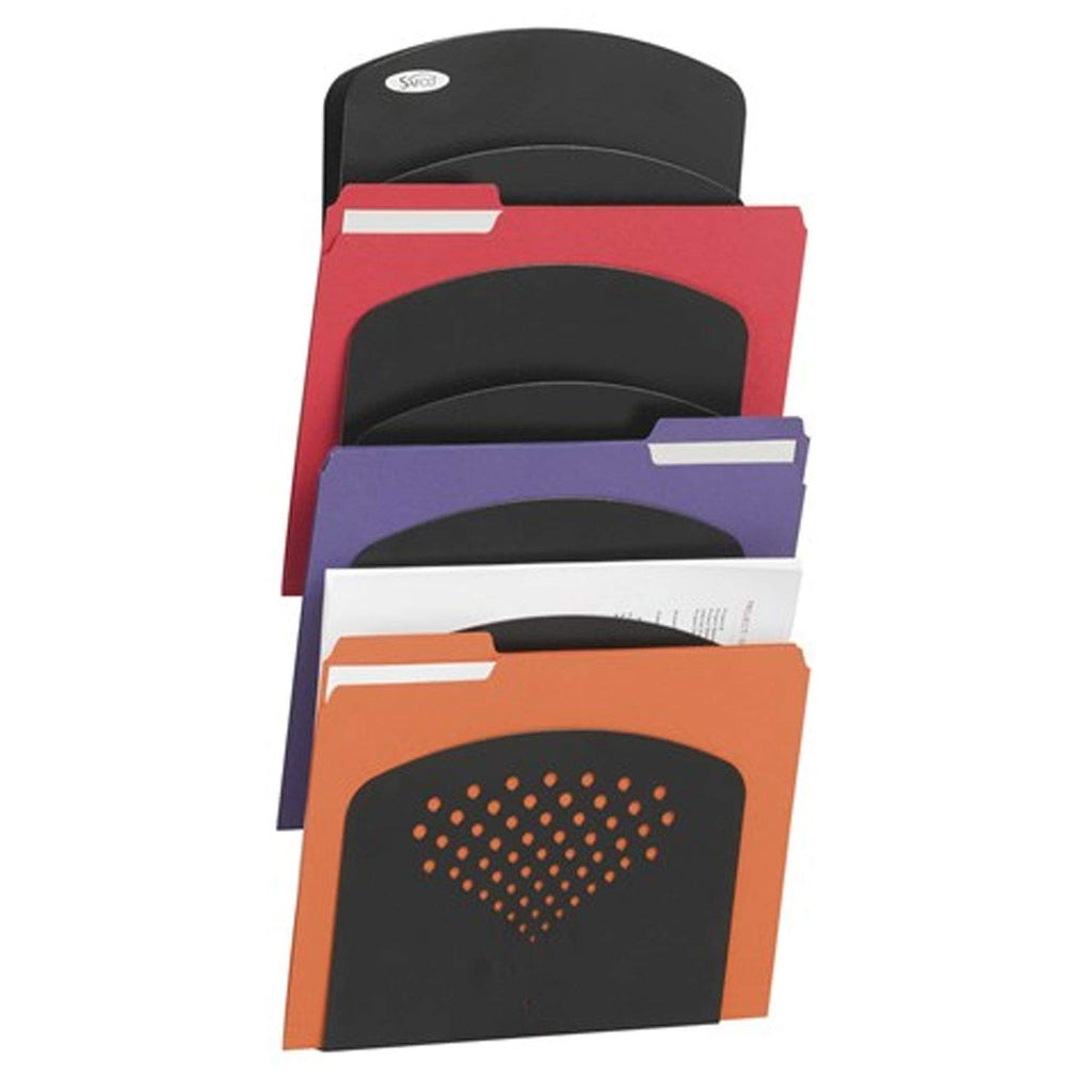 Wall Mounted 7 Pocket Steel Literature Organizer Z74563