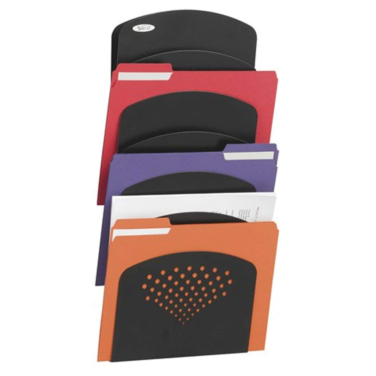 Wall Mounted 7 Pocket Steel Literature Organizer Z74563