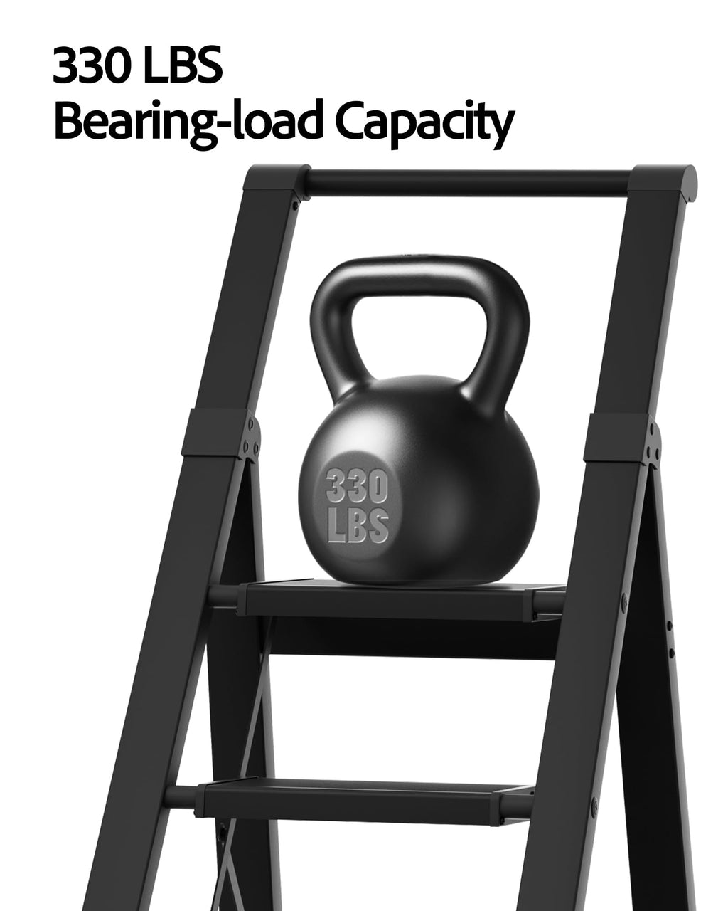 5 Step Aluminum Folding Ladder Q1987