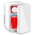 4L 6 Can Mini Fridge with Glass Door White G805646