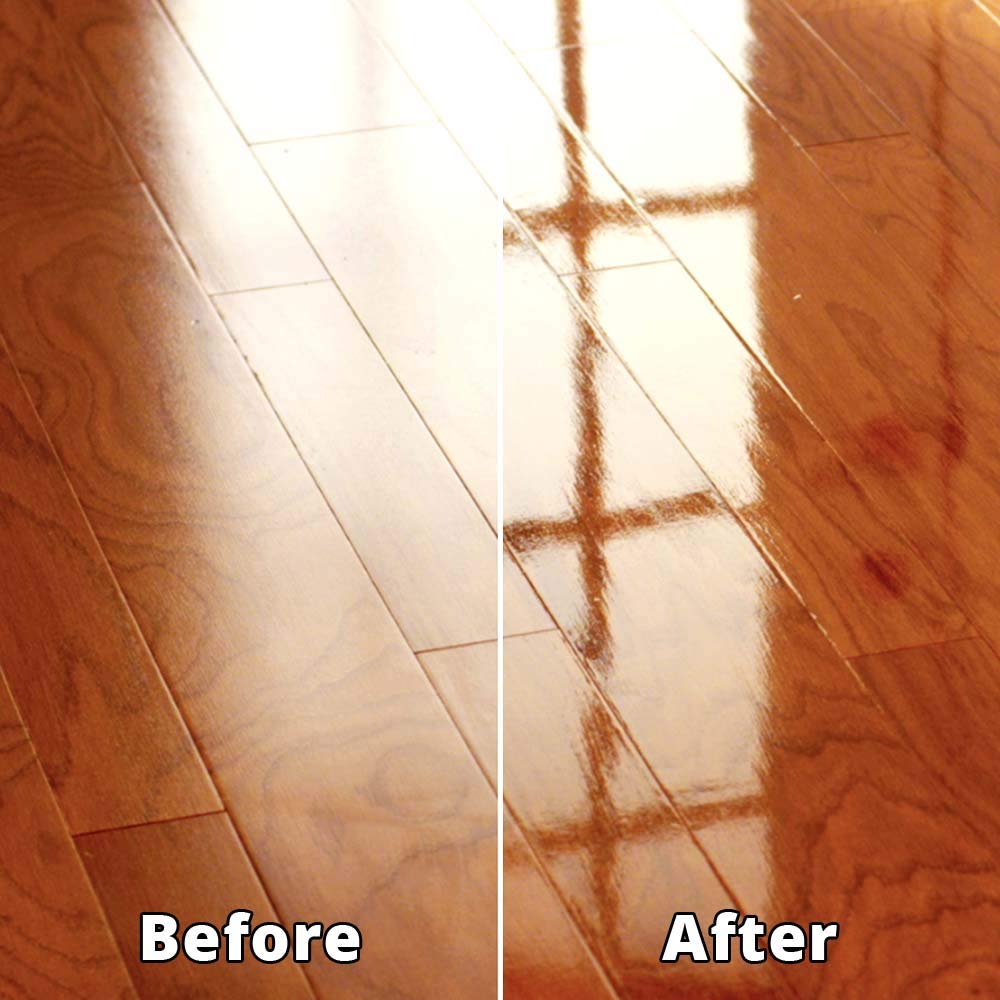 Wood Floor Restorer and Polish 32oz Microfiber Applicator Y6349
