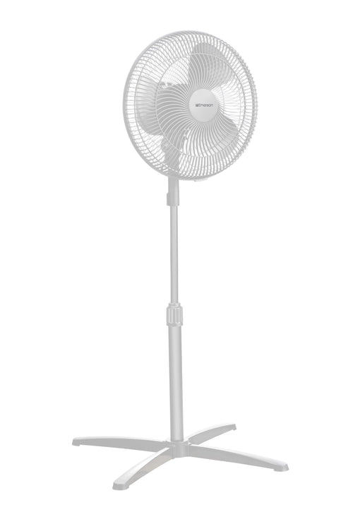16-inch Oscillating Pedestal Fan with 3-Speed Control, White E693