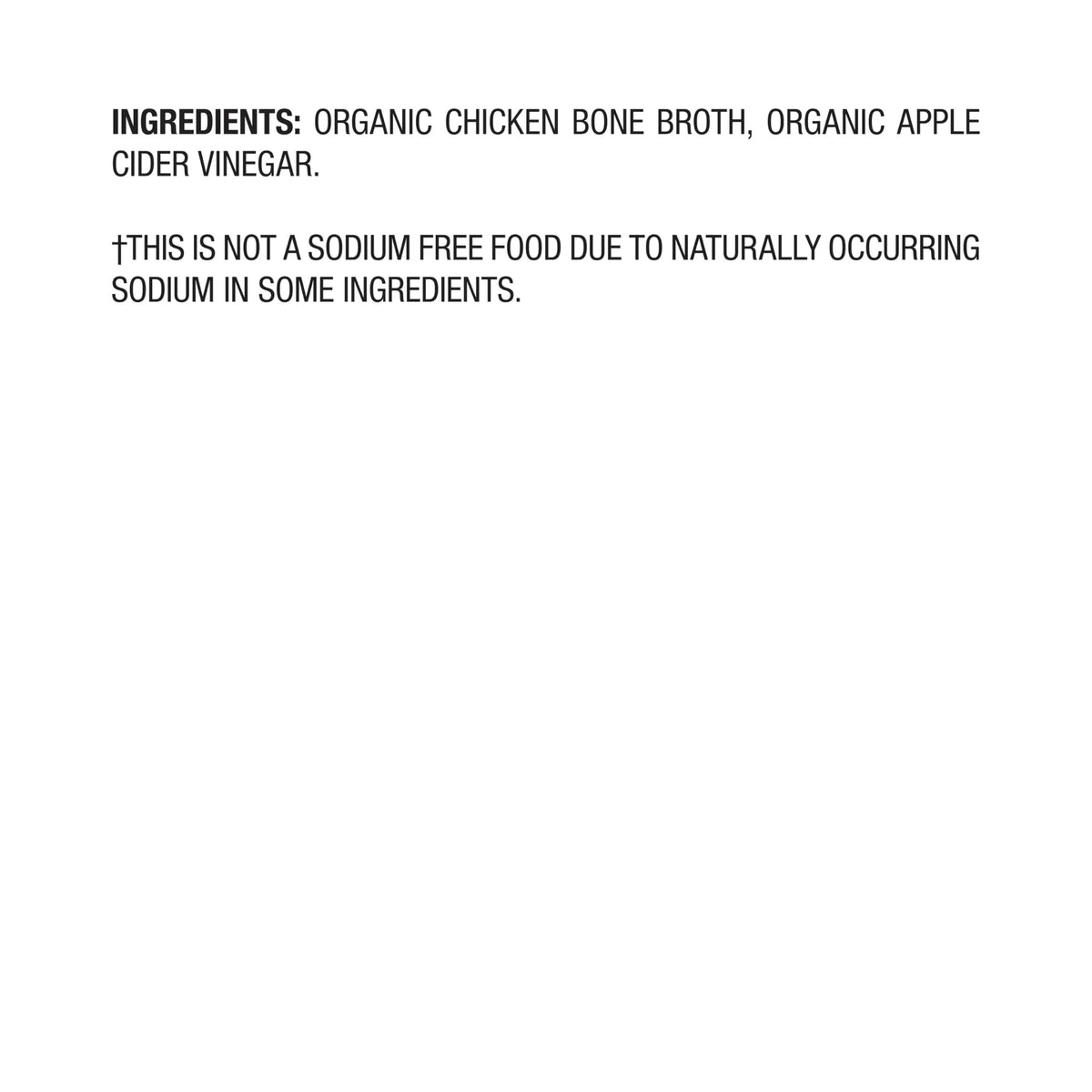 Organic Unsalted Chicken Bone Broth 32 oz 12 Pack U6489