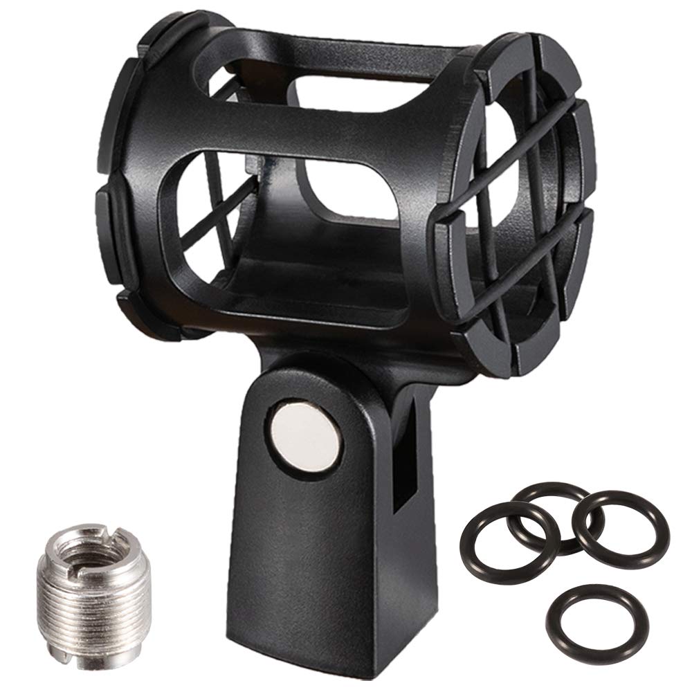 Microphone Shock Mount Holder Clip Anti-Vibration for Condenser Shotgun Mic Y9684