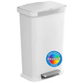 13.2 Gal Step Pedal Kitchen Trash Can with Odor Filter H4065