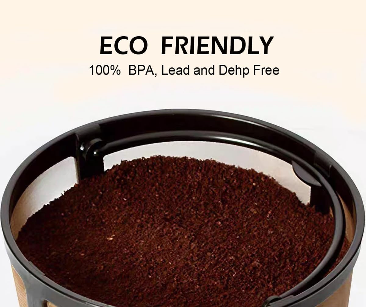 Reusable Stainless Steel Mesh Coffee Filter 2 Pack Q616