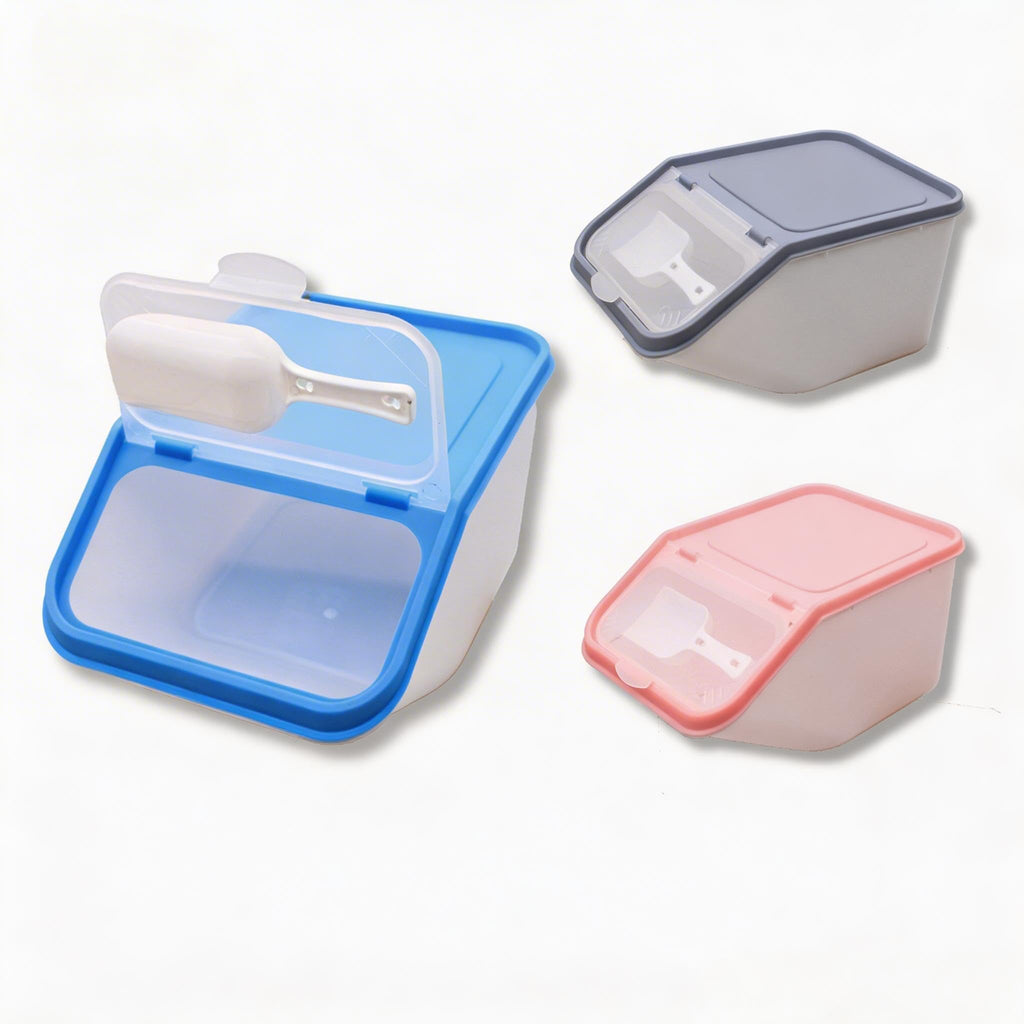 3-Pack Airtight Pet Food Storage Container Set with Scoop H186714