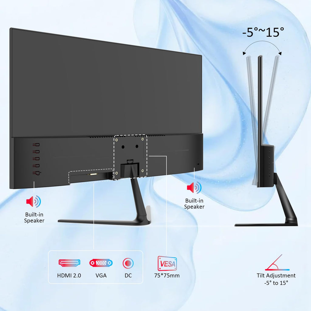 23.8 inch Full HD VA Monitor 75Hz Black J8326