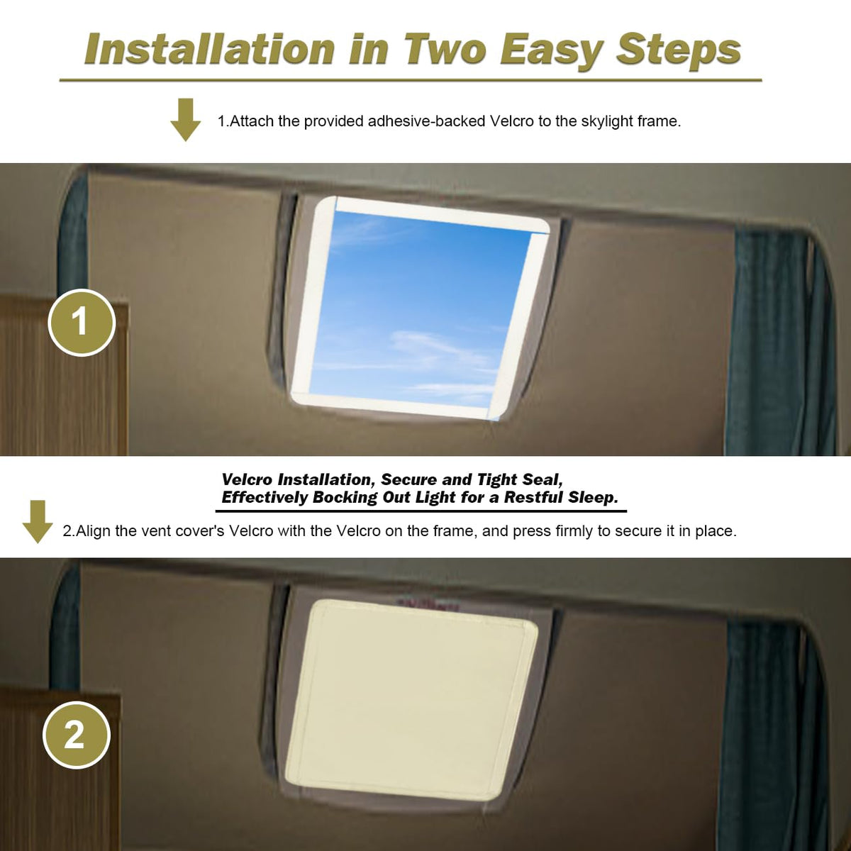 Camper Roof Vent Skylight Cover C346