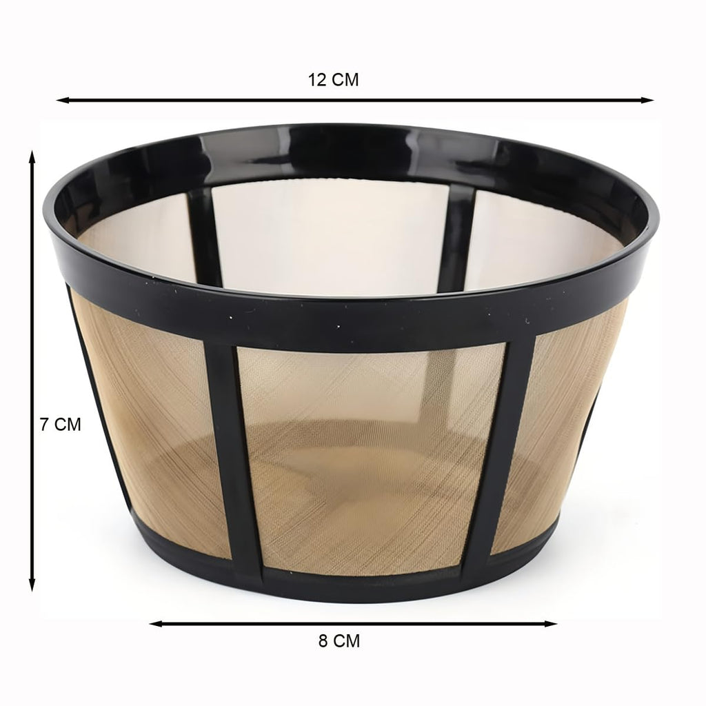 Reusable Stainless Steel Mesh Coffee Filter 2 Pack Q616