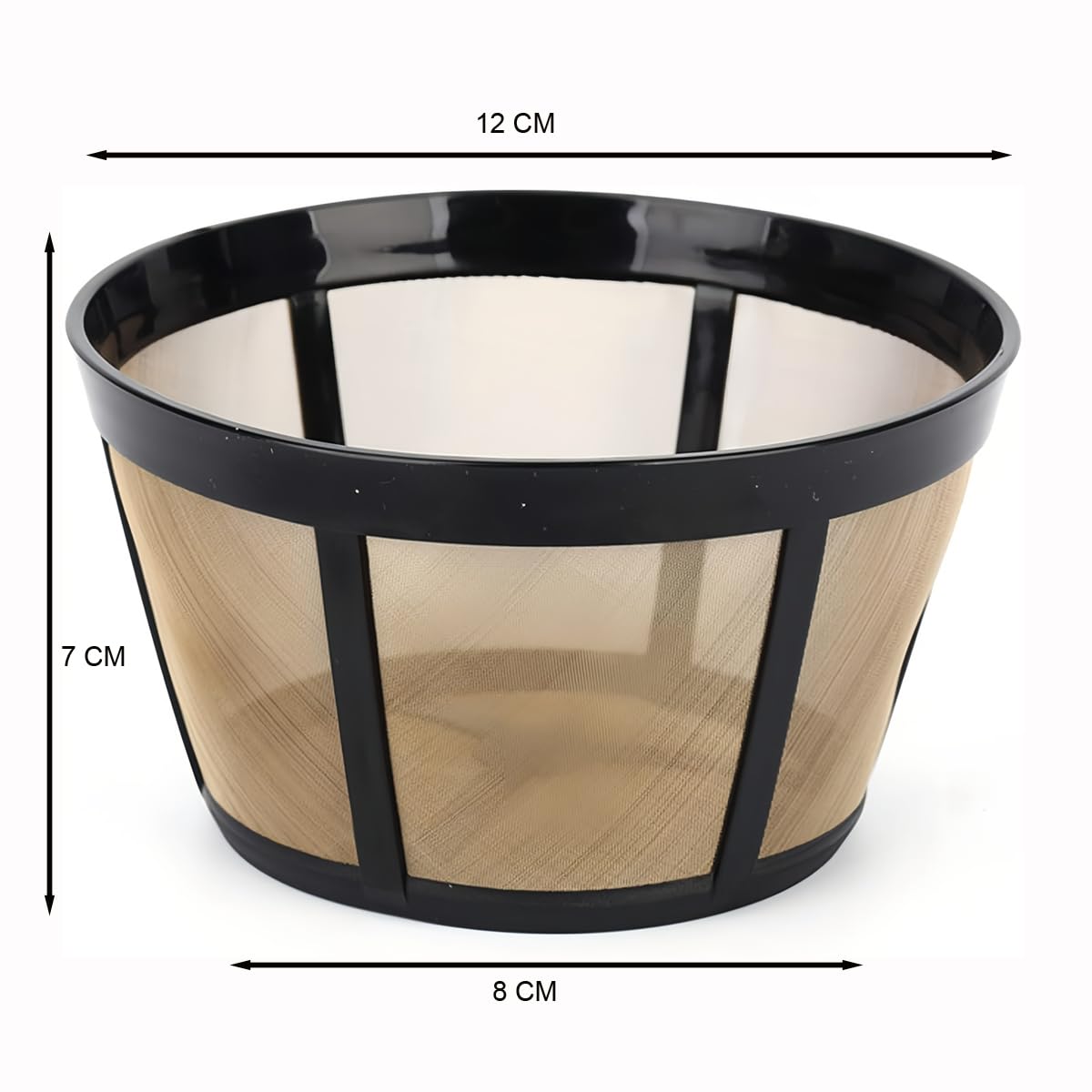 Reusable Stainless Steel Mesh Coffee Filter 2 Pack Q616
