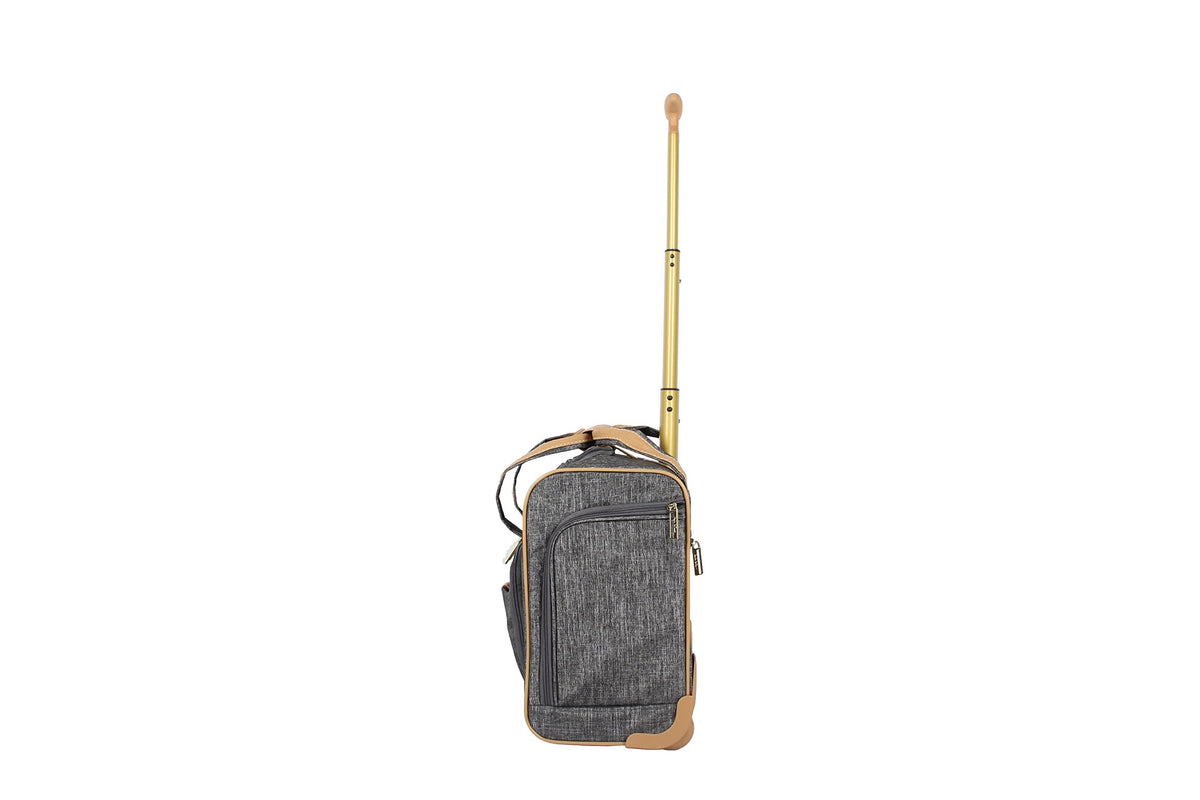 Lightweight 15 Inch Underseat Luggage with Spinner Wheels H71520
