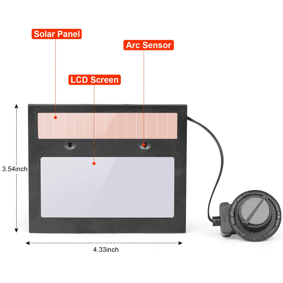 Auto Darkening Welding Lens B136