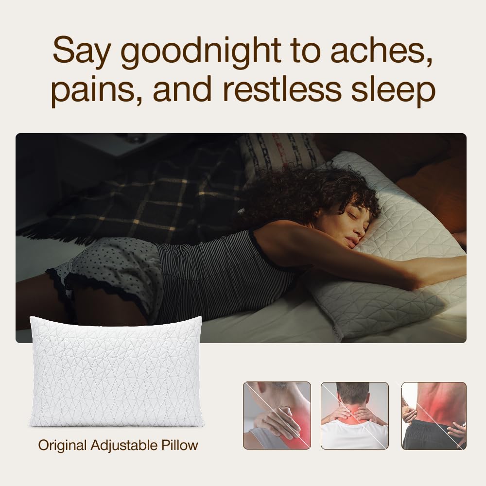 Queen Size Adjustable Memory Foam Pillow B82975