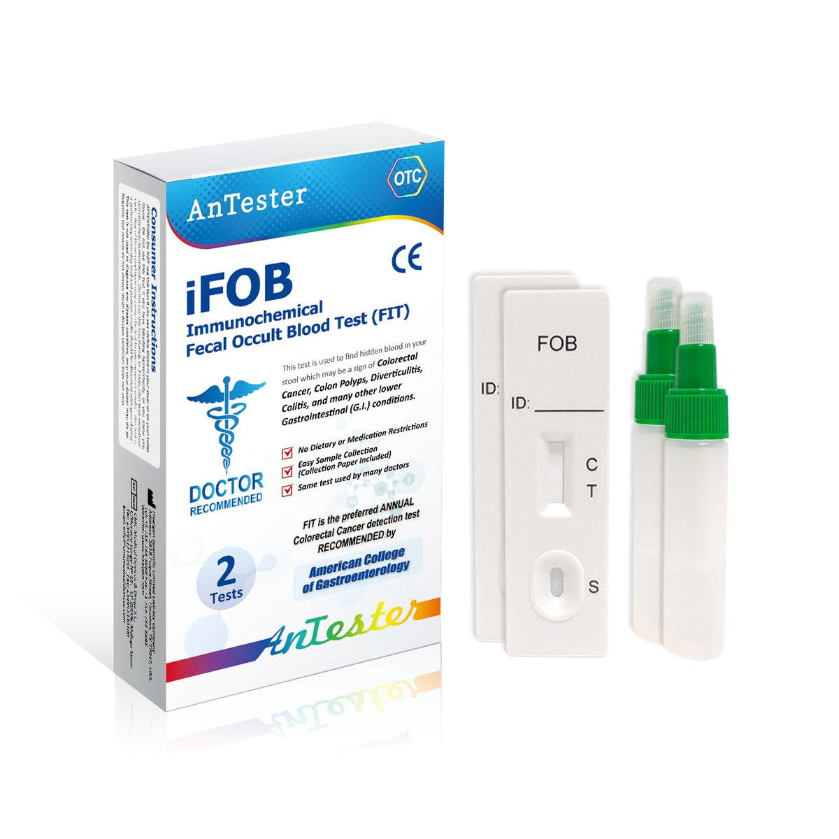 Colorectal Cancer Screening FOB Test Kit D261