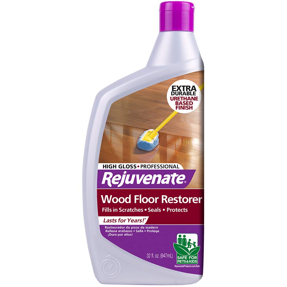Wood Floor Restorer and Polish 32oz Microfiber Applicator Y6349