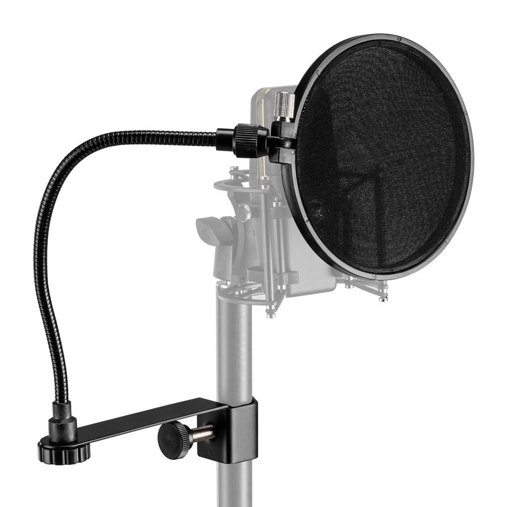 USB Audio Interface with Headphones, Pop Filter, XLR Cable F408