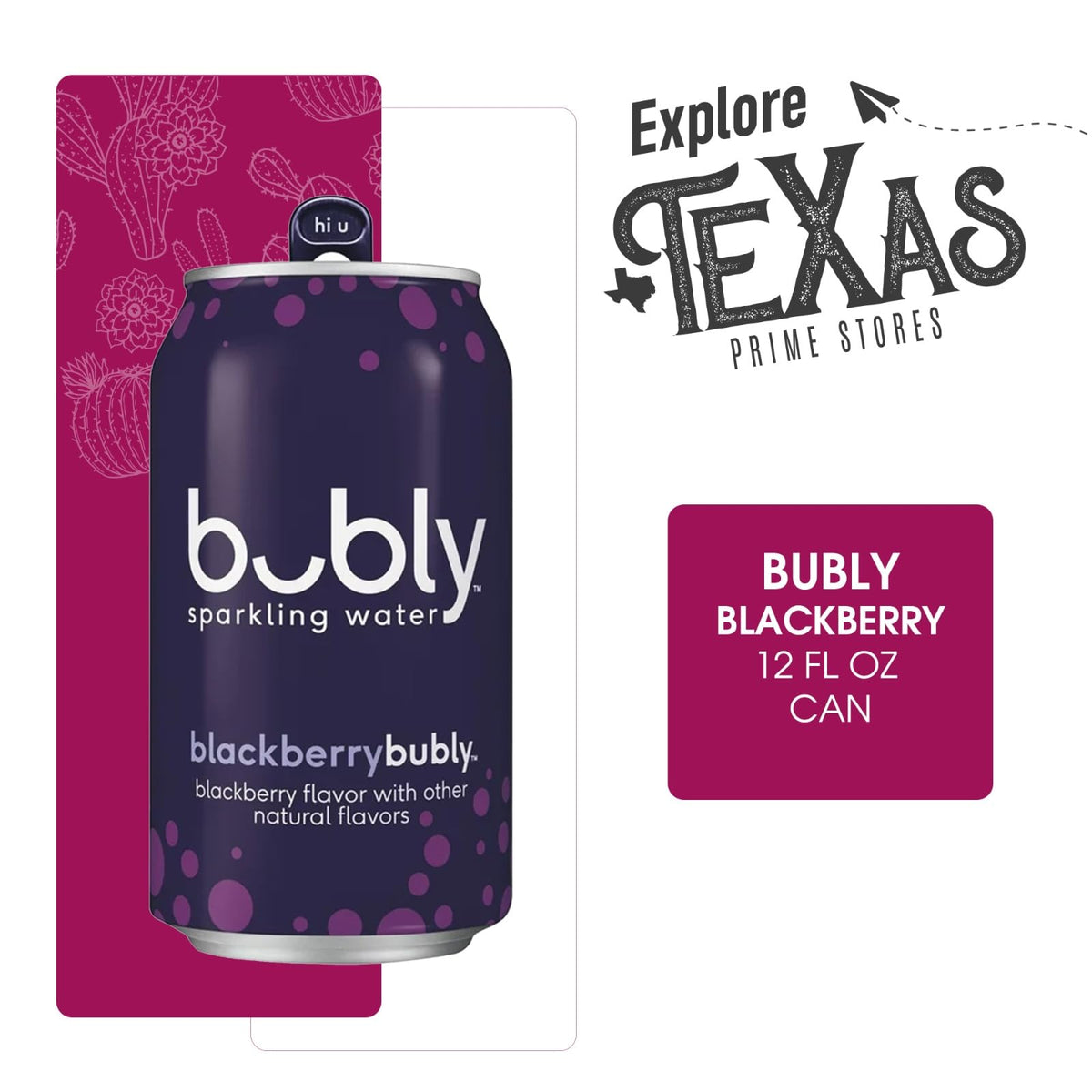 Blackberry Flavored Sparkling Water 20-Pack 12 fl oz Aluminum Can A287985