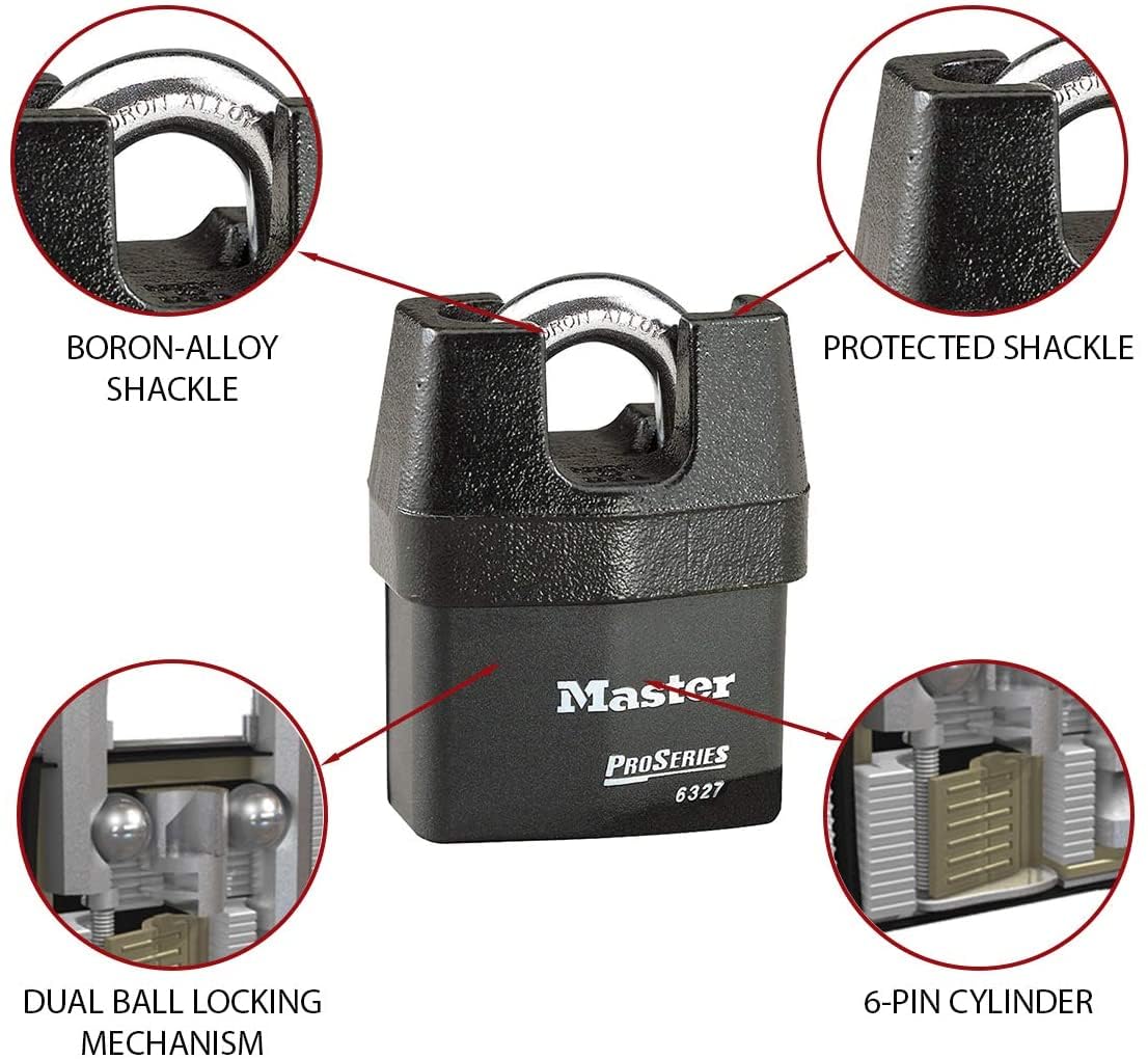 High Security Padlock with 8 Keys C481
