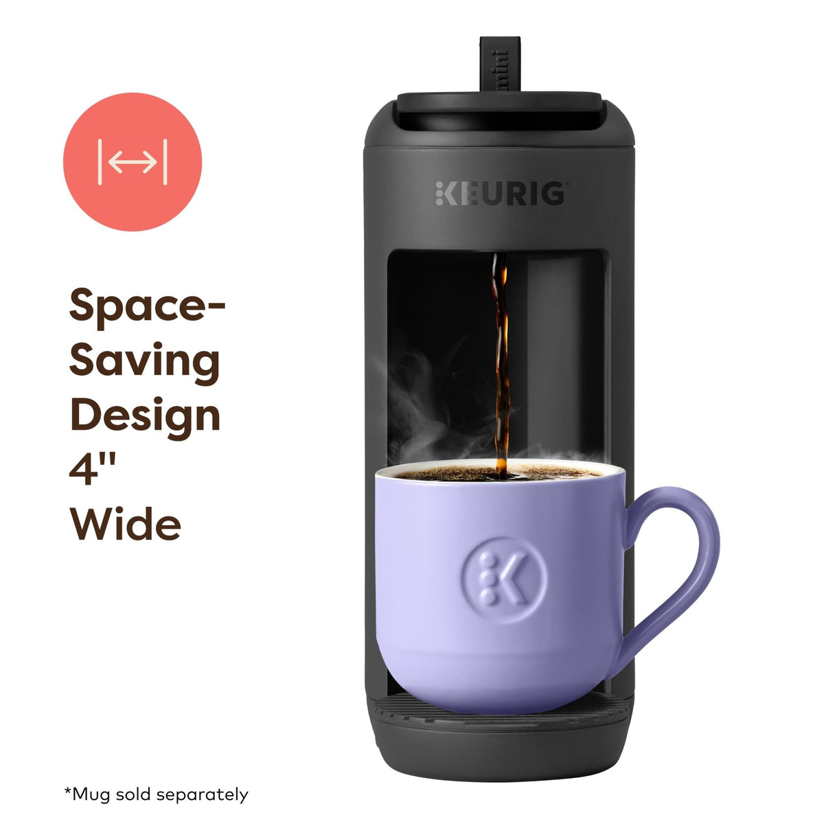 Single Serve K-Cup Pod Coffee Maker, Black Z81579