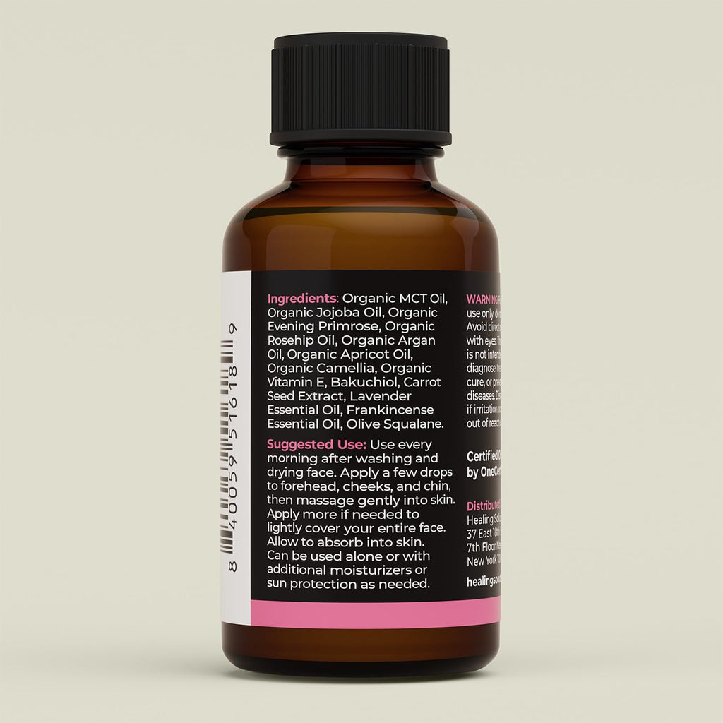 Certified Organic Bakuchiol Camellia Carrot Seed Extract Face Oil I150