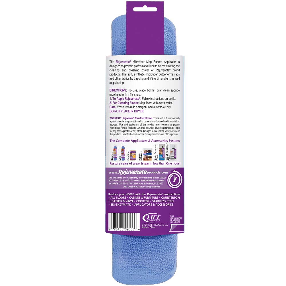 Wood Floor Restorer and Polish 32oz Microfiber Applicator Y6349