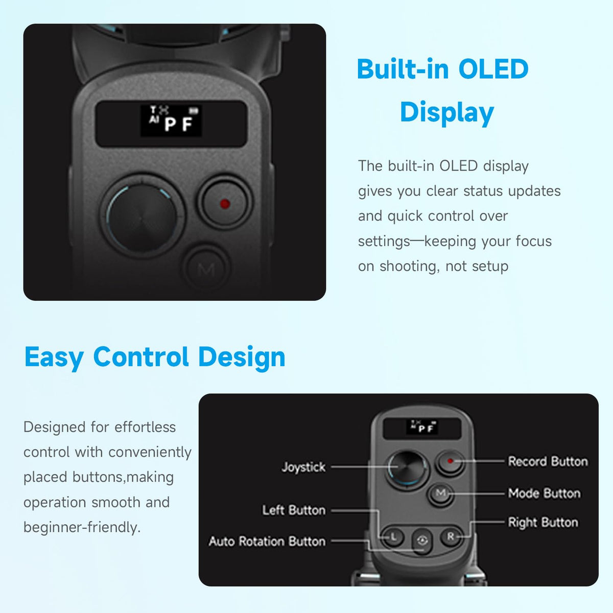 Camera Gimbal Stabilizer for Mirrorless Cameras Z509387
