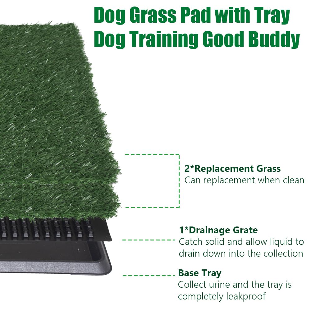 Dog Grass Pad with Tray 20x30 Inch K32330