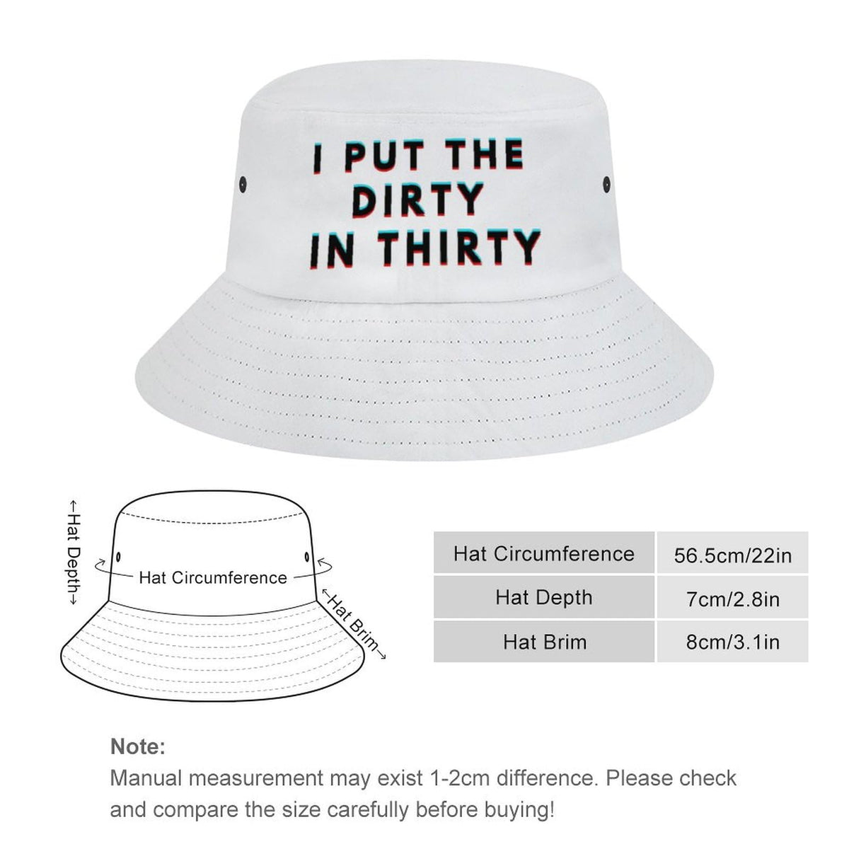 30th Birthday Bucket Hat O6755
