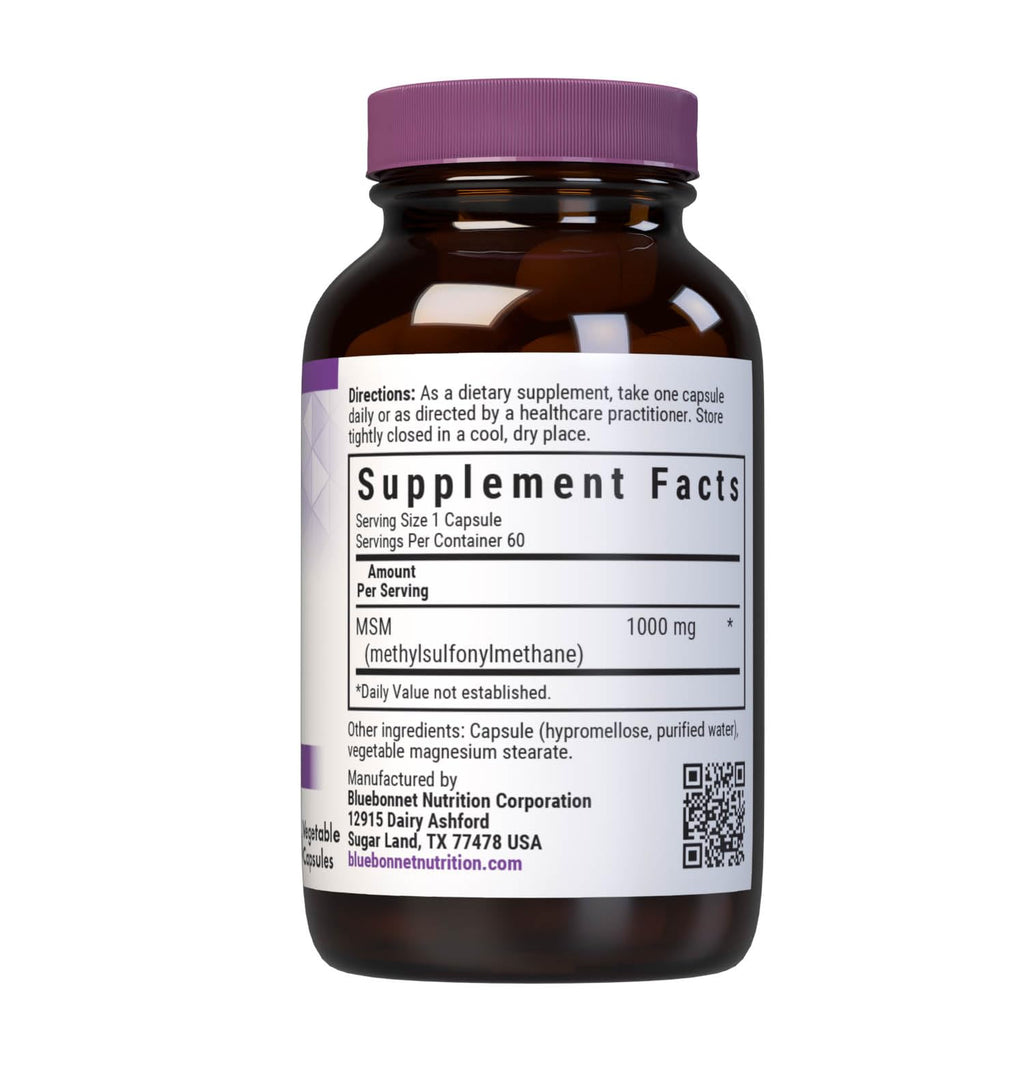 MSM 1000 mg 60 Vegetable Capsules Q447097