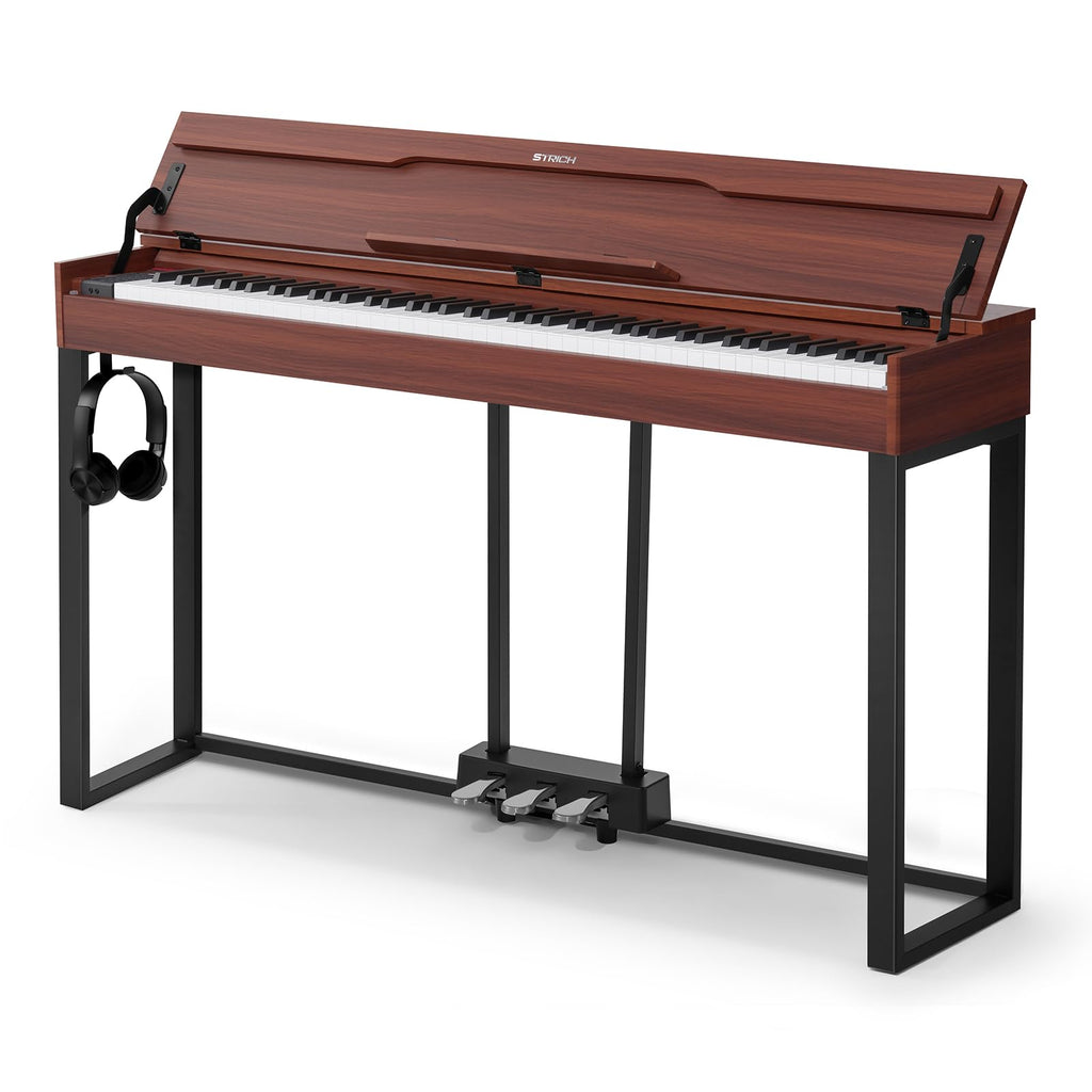 88 Keys Hammer-Action Fully Weighted Digital Piano with Furniture Stand L6869