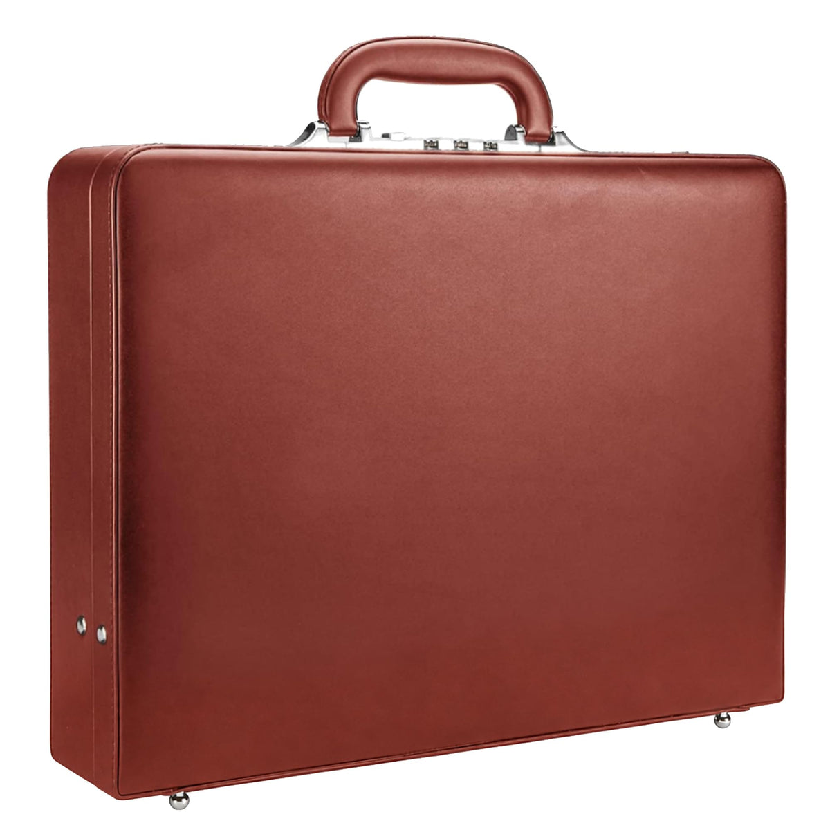 Leather Briefcase with Lock O4846